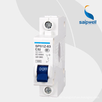 SPB1Z-63 1P DC Breaker Switch für Kurzschluss- und Überlastschutz